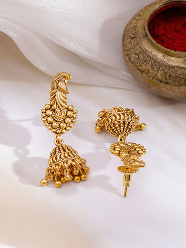 Rubans Women Gold-Plated & Beaded Jewellery Set