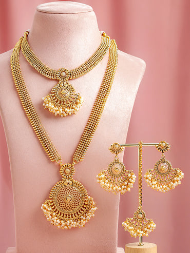 Gilded Empress Pearl Jewellery Set