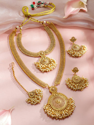 Gilded Empress Pearl Jewellery Set