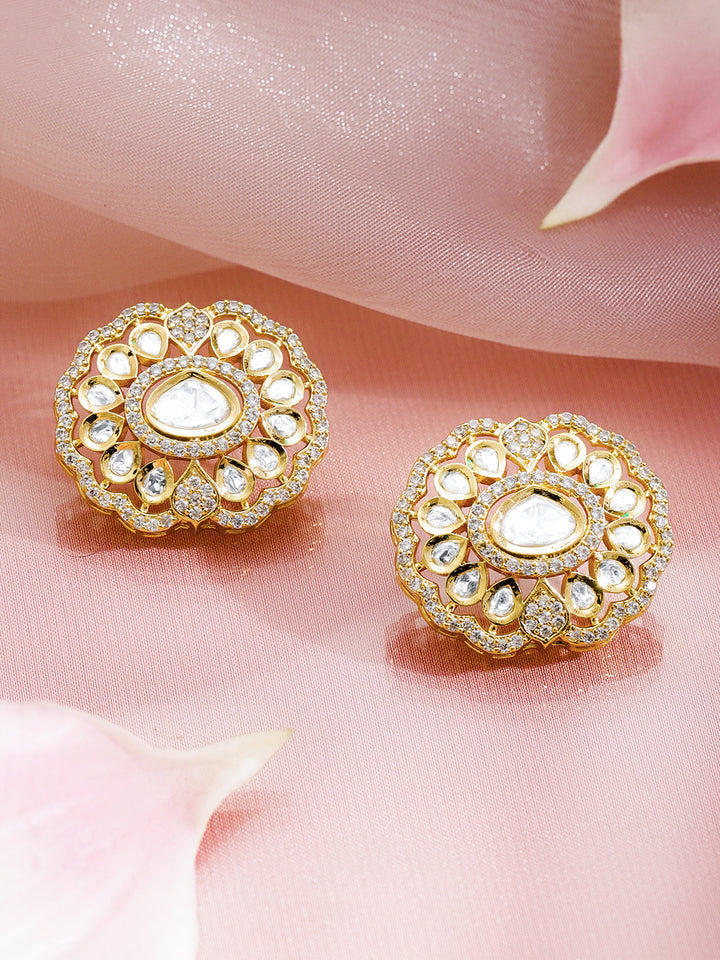 Luxe Green & White Shine Necklace Set