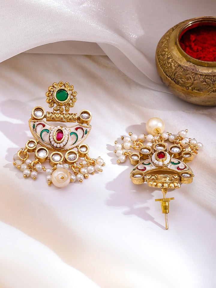 Queen’s Blush in Gold Necklace Set