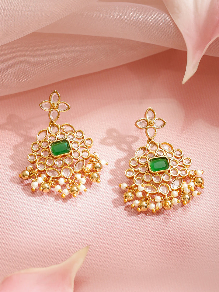 Heritage Grace Green Floral Necklace Set