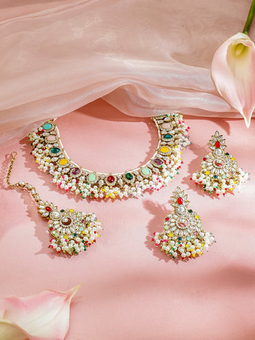 Aurora’s Tale Multicolour Necklace Set