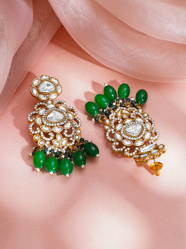 Bridal Kundan Zirconia Layered Necklace Set