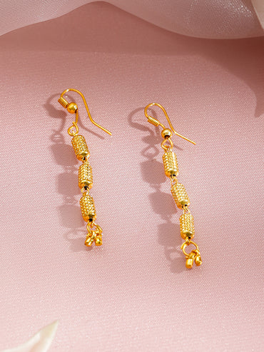 Triple-Layered Gold Necklace Set