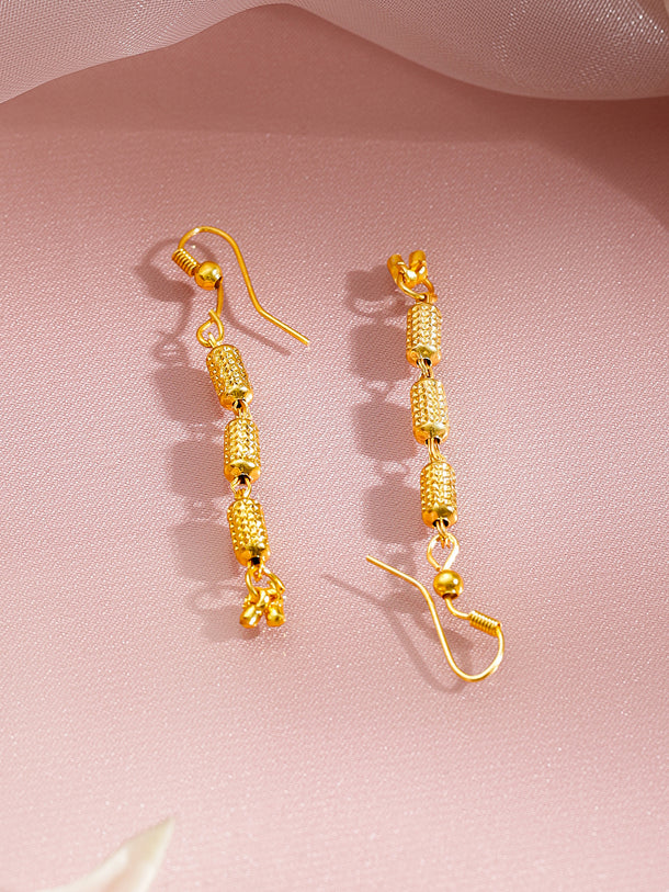 Triple-Layered Gold Necklace Set