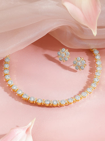 Luxe Diamond Glow Necklace Set