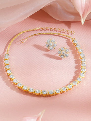 Luxe Diamond Glow Necklace Set