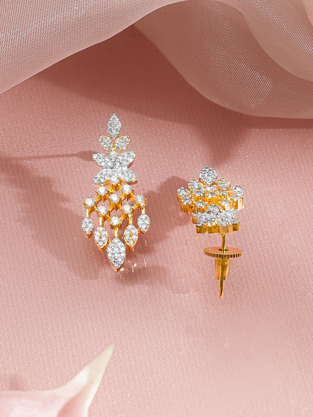 Velvet Night Marquise Diamond Drop Necklace Set