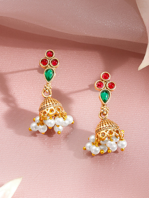 Pearl Bloom Traditional Necklace Set