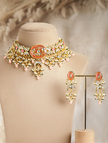 Wedding Glow Pachi Kundan Choker Set