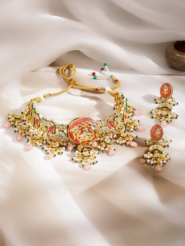 Wedding Glow Pachi Kundan Choker Set