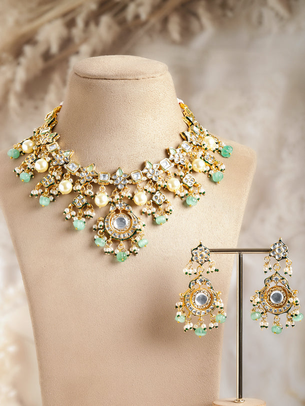 Timeless Pachi Kundan Statement Necklace Set