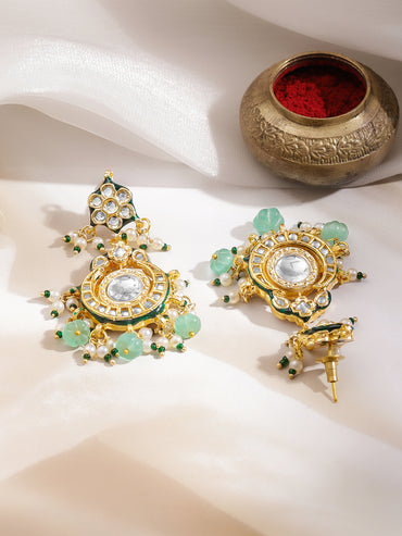 Timeless Pachi Kundan Statement Necklace Set