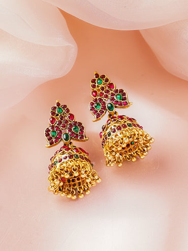 Classic Ruby Emerald Heritage Necklace Set