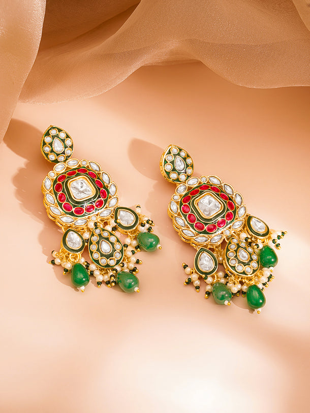 Majestic Bridal Kundan Statement Jewellery Set