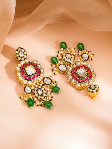 Majestic Bridal Kundan Statement Jewellery Set