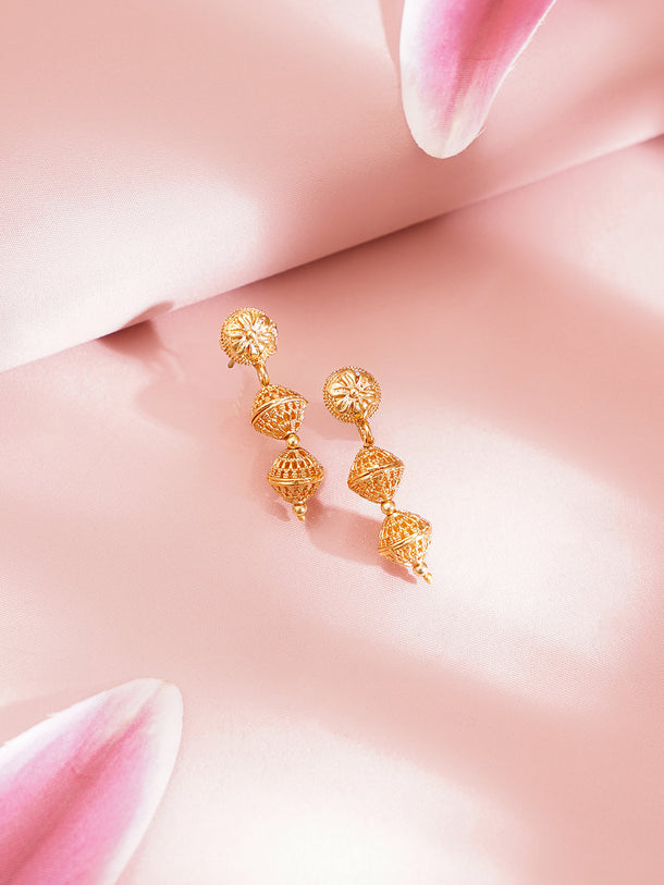 Gold Beaded Traditional Necklace Set