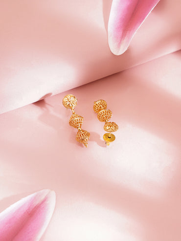 Gold Beaded Traditional Necklace Set