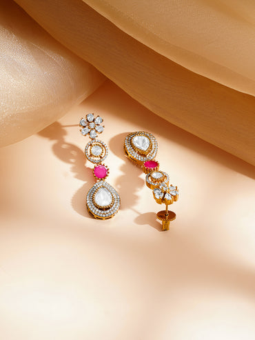 Kundan Ruby Statement Necklace Set