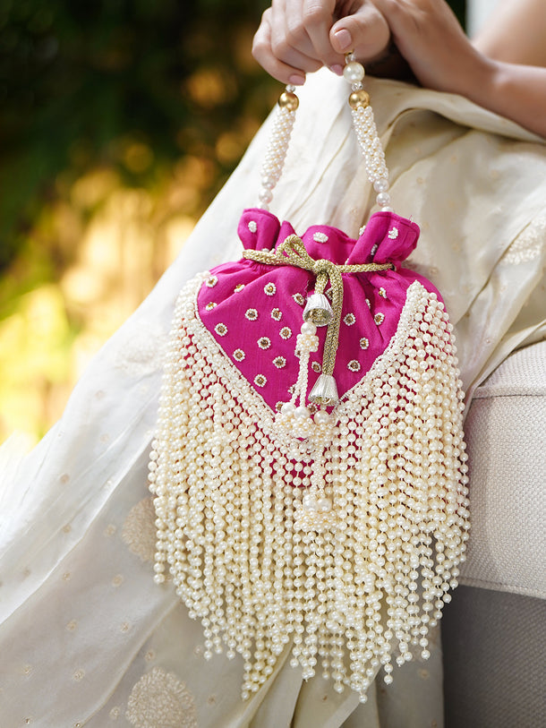 Pink Chic Hand Crafted Potli