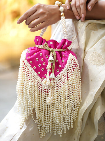 Pink Chic Hand Crafted Potli