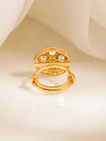 Festive Glow Kundan Adjustable Ring