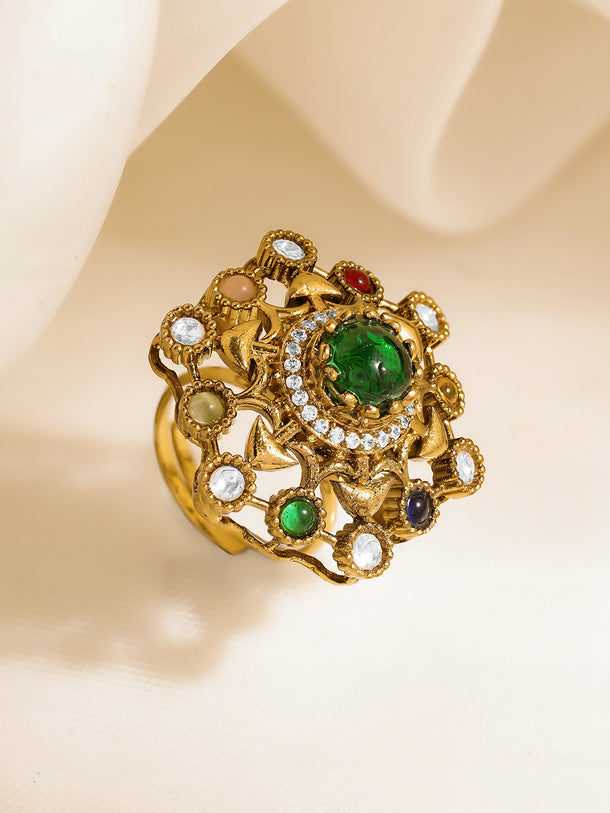 Regal Multigem Adjustable Festive Ring