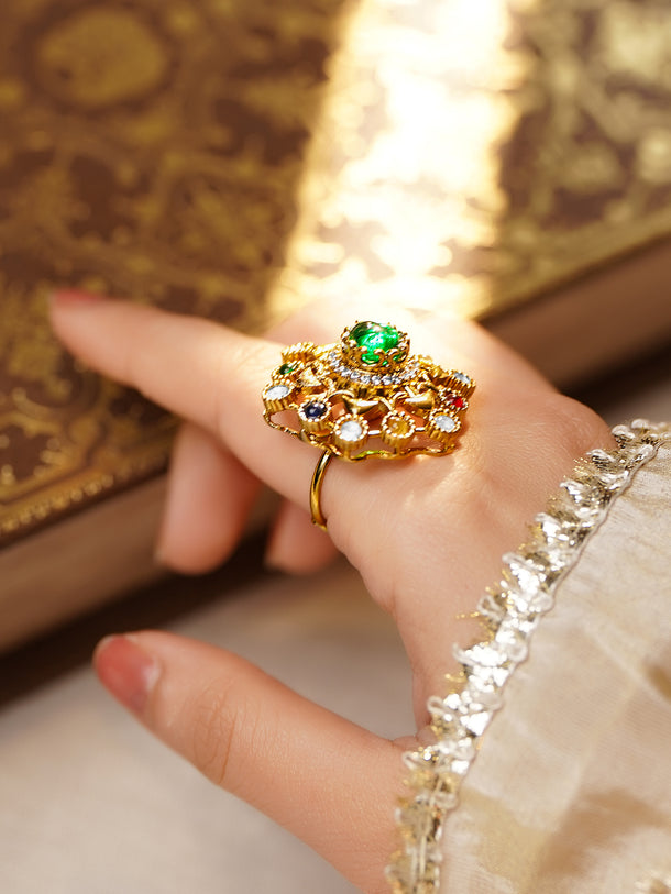 Regal Multigem Adjustable Festive Ring