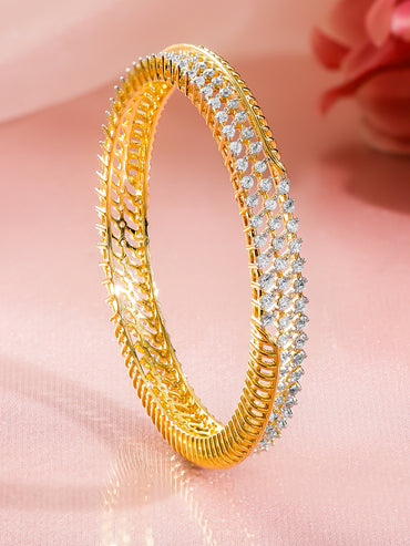 Diamond-Glow AD Bracelet in Gold