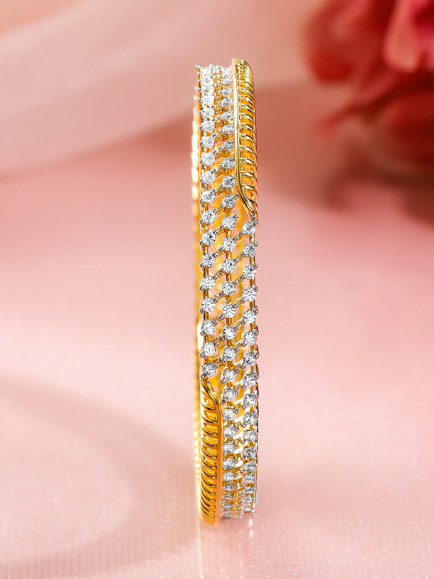Diamond-Glow AD Bracelet in Gold