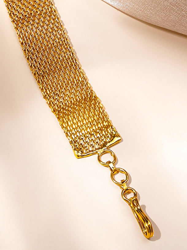 Festive Navratna Gem Statement Bracelet