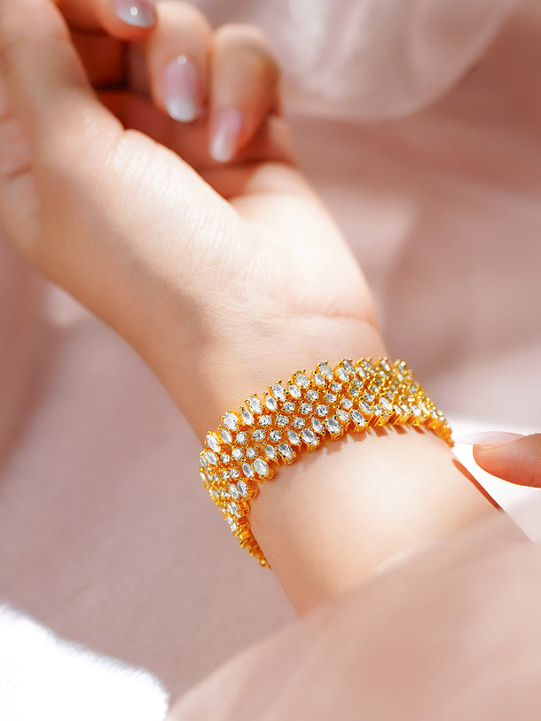 Zirconia Luxe Statement Bracelet