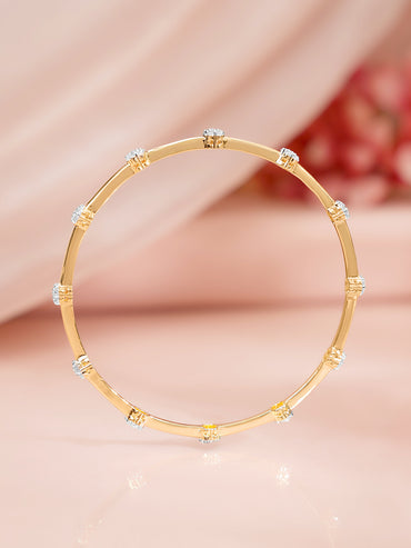 Gold Plated Crystal Constellation Bangles Set of 2