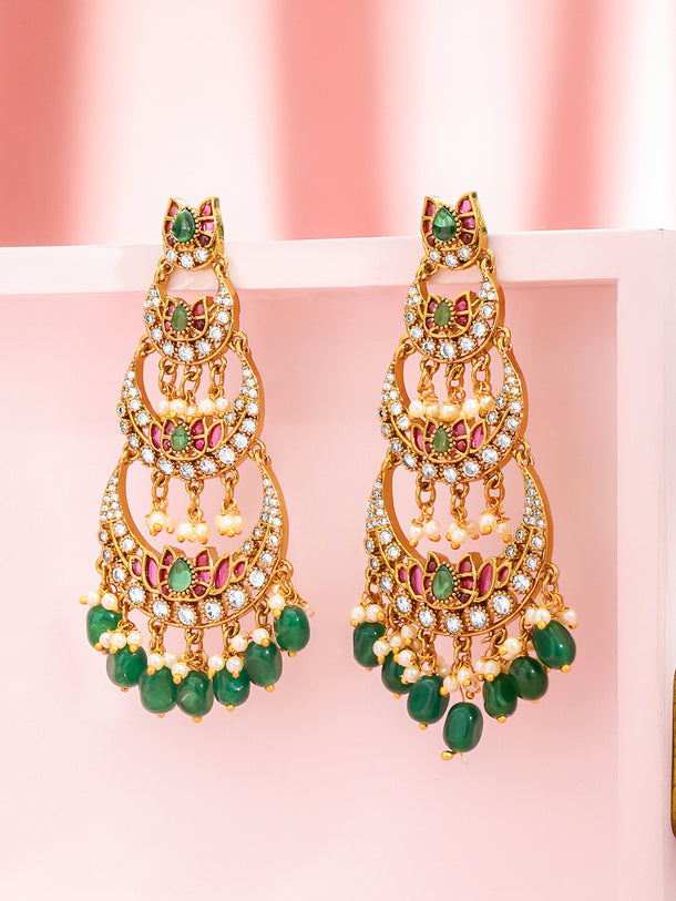 Queen’s Blush in Gold Necklace Set