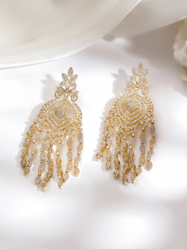 Glitter Trail Dangler Earrings