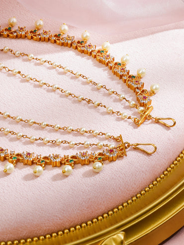 Festive Charm Pearl Kaan Chain