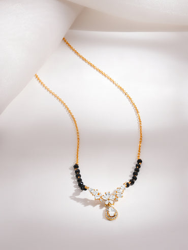 Minimal Grace Mangalsutra Pendant Necklace