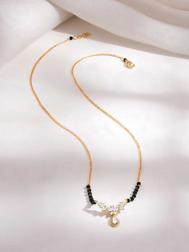 Minimal Grace Mangalsutra Pendant Necklace