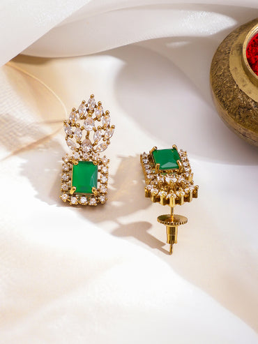 Regal Aura Green Necklace Set