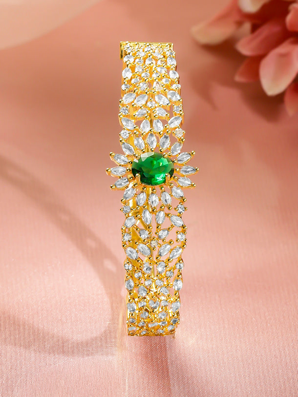 Occasion Glow CZ Emerald Bracelet