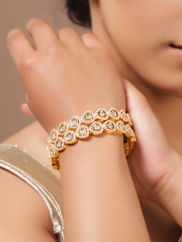 Classic Gold Bridal Bangles Set