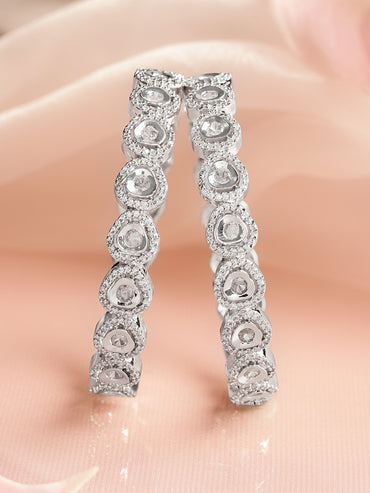 Wedding Ready Silver Finish Bangles