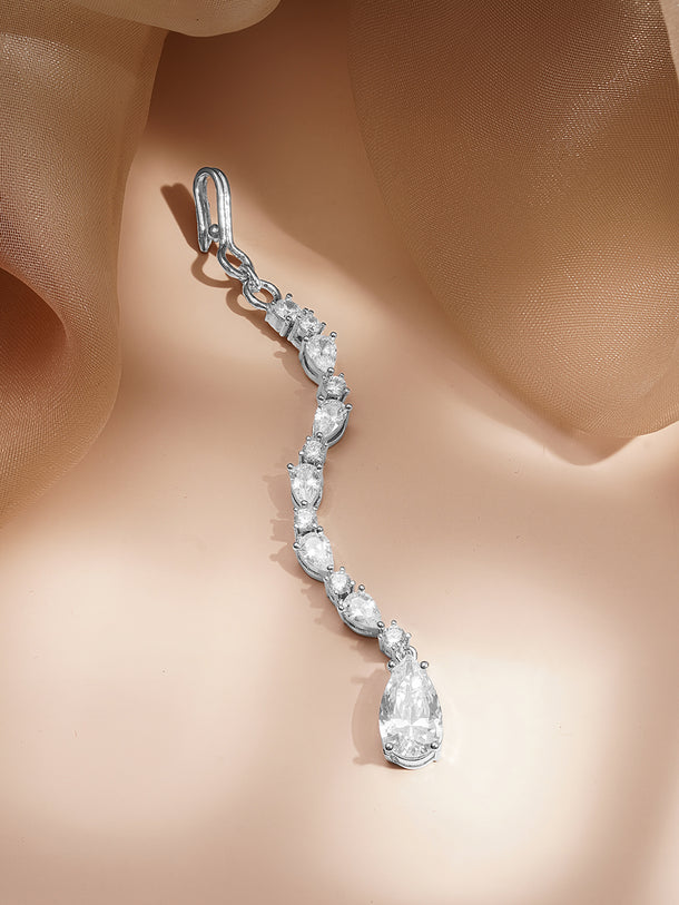 Festive Glow American Diamond Maangtikka