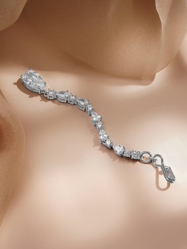 Festive Glow American Diamond Maangtikka