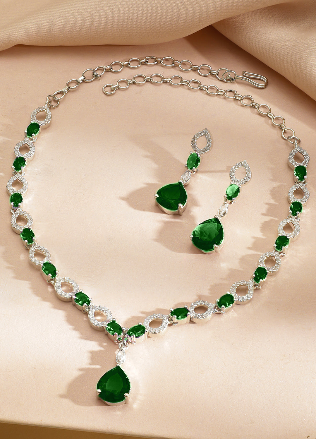 Prism Pop Green Necklace Set