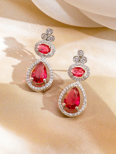 Crimson Echoes of Tradition Necklace Set