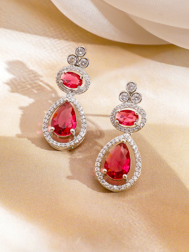 Crimson Echoes of Tradition Necklace Set