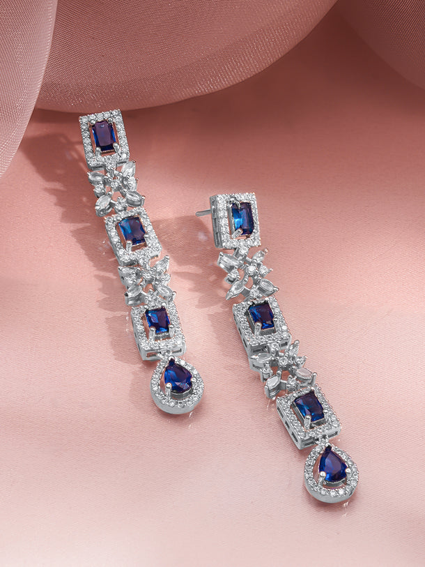 Luxe Statement Blue Sapphire Jewellery Set