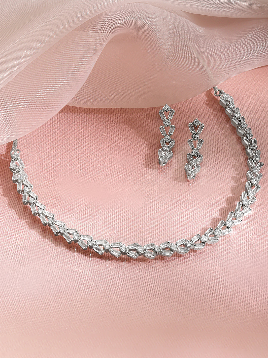 Whispering Crystal Necklace Set